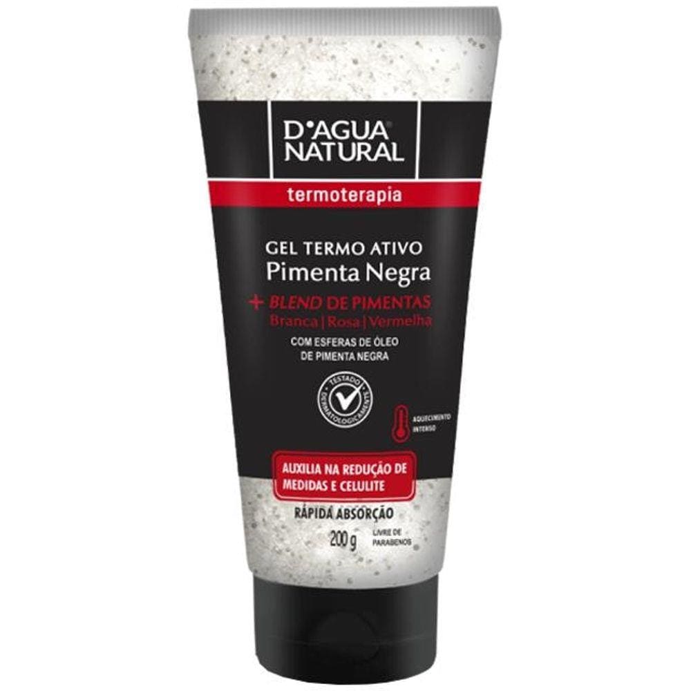 Gel Termo Ativo Pimenta Negra 200g