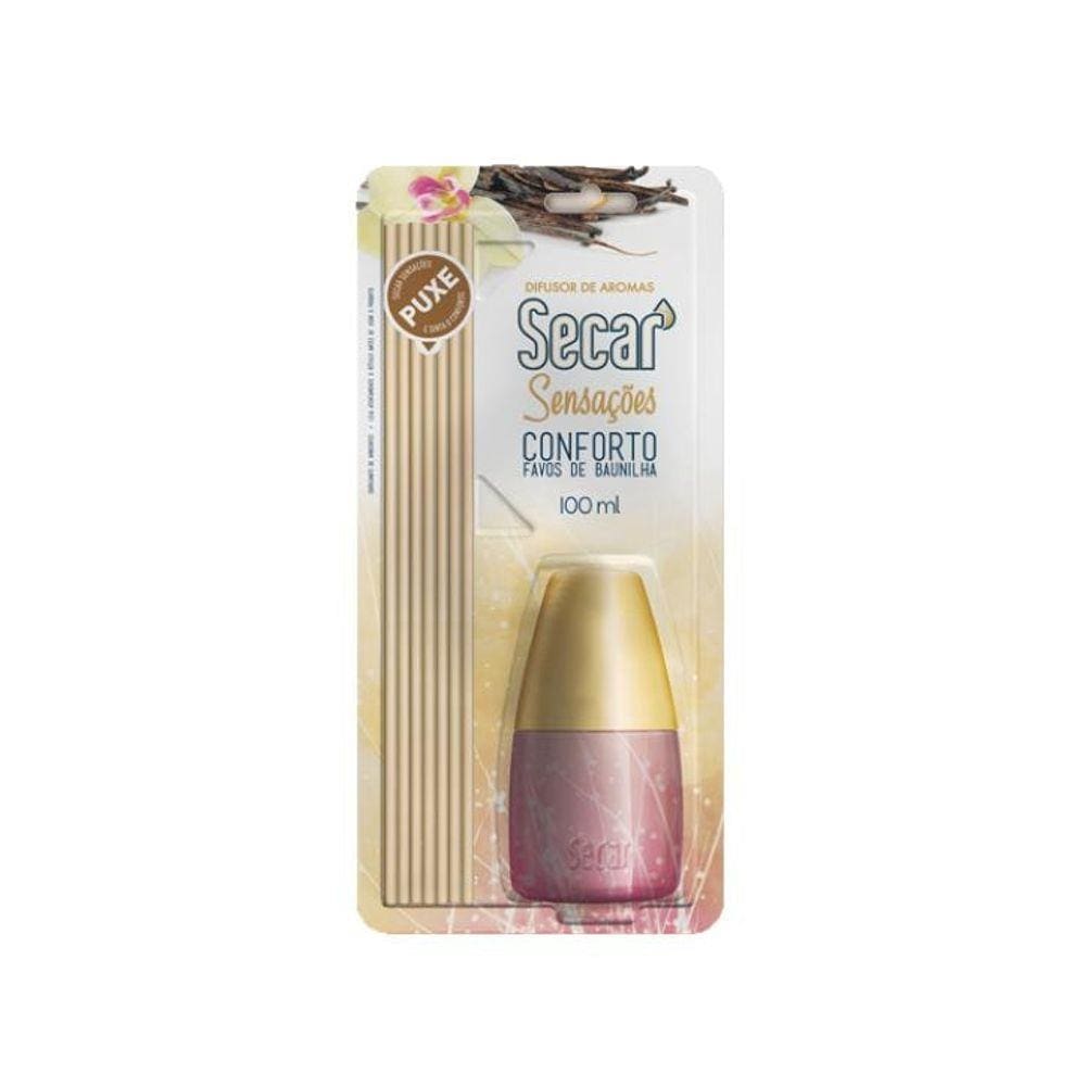 Difusor De Aroma Secar 100ml Favos De baunilha (Conforto)