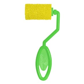 Mini Rolinho de Espuma Poliéster Textura 982 4cm com Cabo Curto