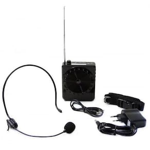 Kit Professor Microfone Amplificado Caixa De Som