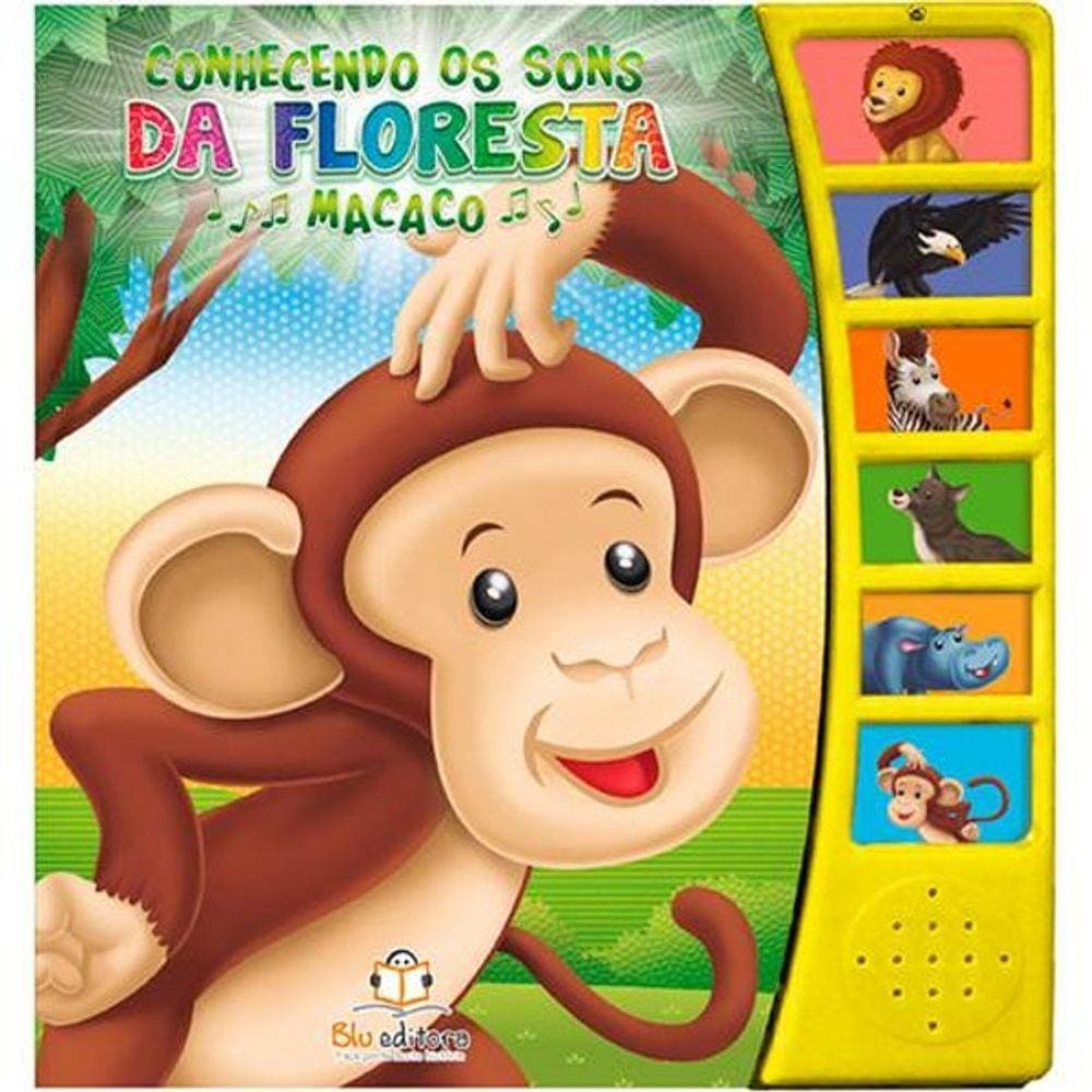 Livro Conhecendo os Sons da Floresta - Macaco