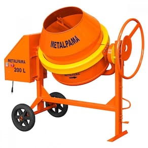 Betoneira 200 Litros Com Motor Monofásico Com Redutor Metalpama