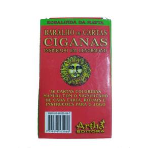 Tarot Cigano - Baralho Com 36 Cartas - Tenda Cigana