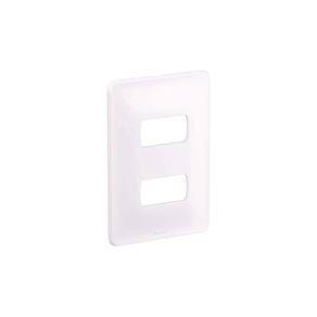 Placa Pial Legrand Zeffia - para 2 módulos - Branco - 680182