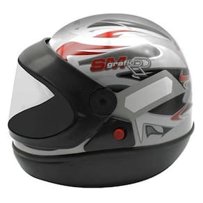 Capacete San Marino Taurus - Cor Prata - Tamanho 58