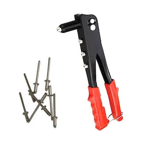 Alicate Rebitador Rebitadeira Manual 4 Bicos e 40 Rebites