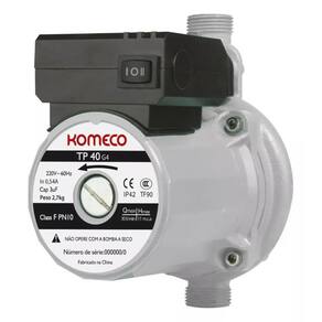Bomba Pressurizadora TP 40 G4 Ferro 11 m.c.a. 220v Komeco