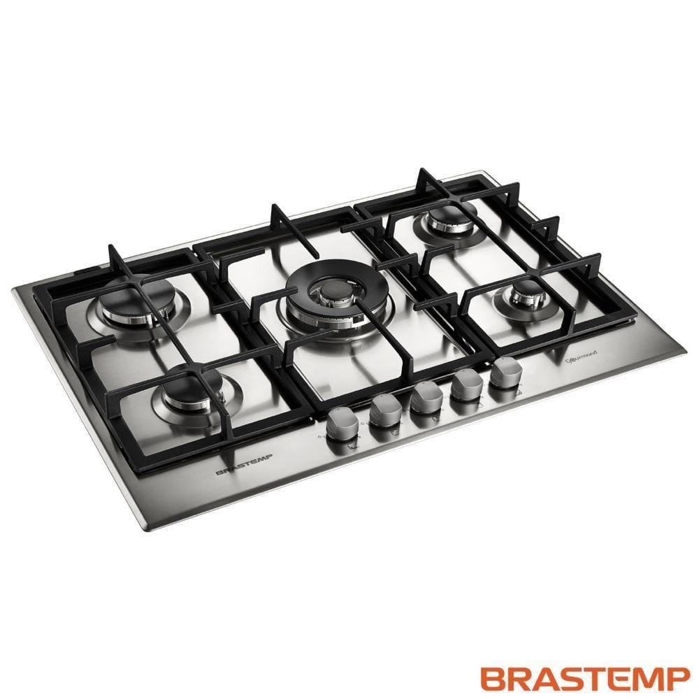 Cooktop a gàs Brastemp 5 Bocas - BDK75 - 220v