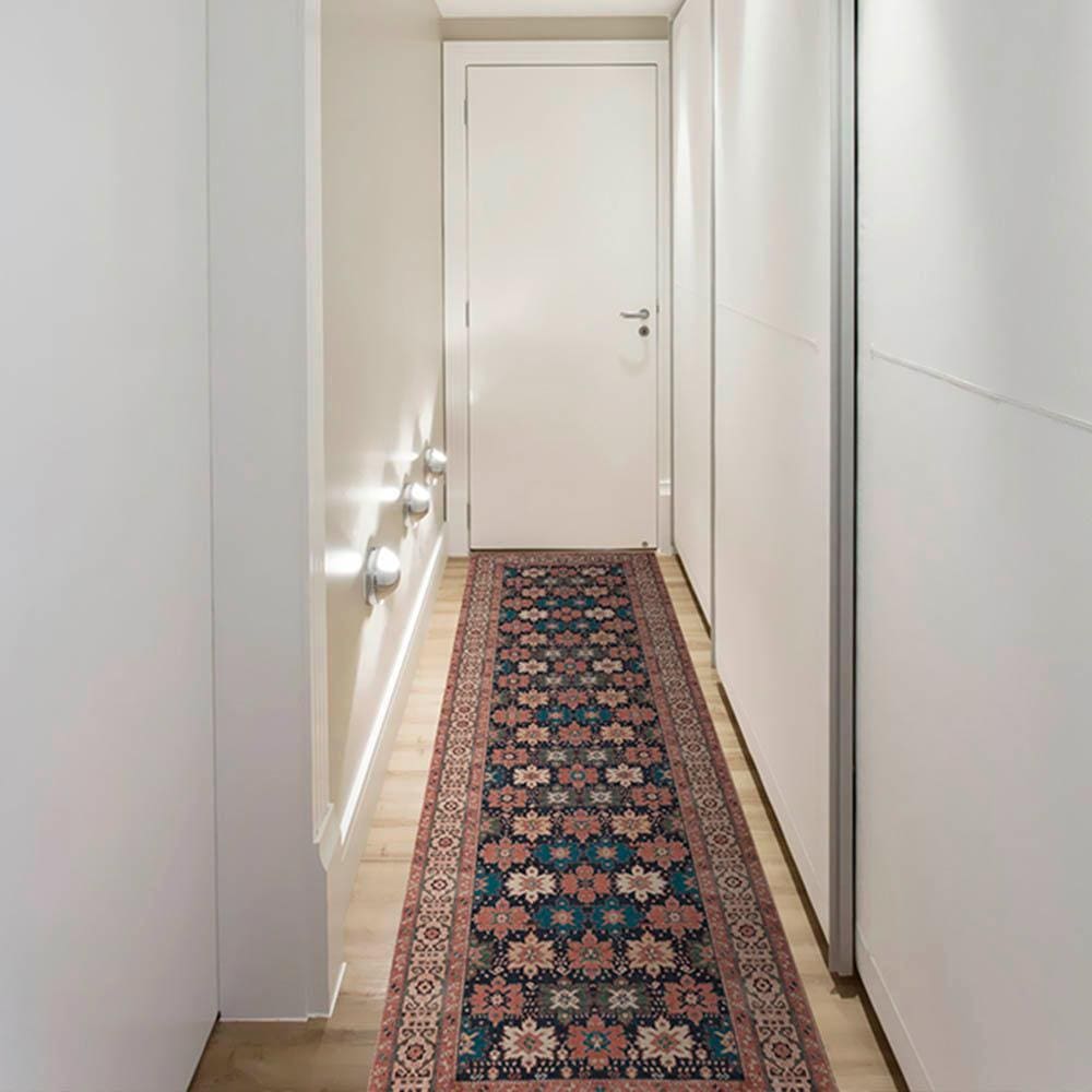 Tapete Passadeira para Quarto, Cozinha, Corredor Casa Dona Antiderrapante Floral