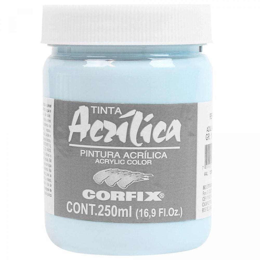 Tinta Acrílica Corfix Azul Real 70 G1 250Ml