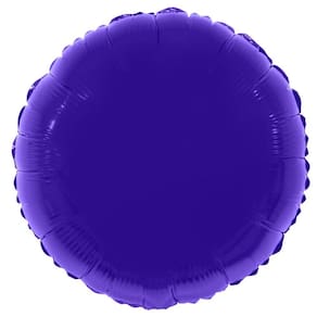 Balão Metalizado Redondo 56cm Roxo
