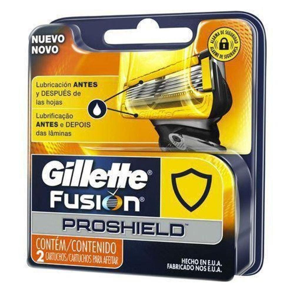 Carga Gillette Fusion Proshield - 2 Unidades