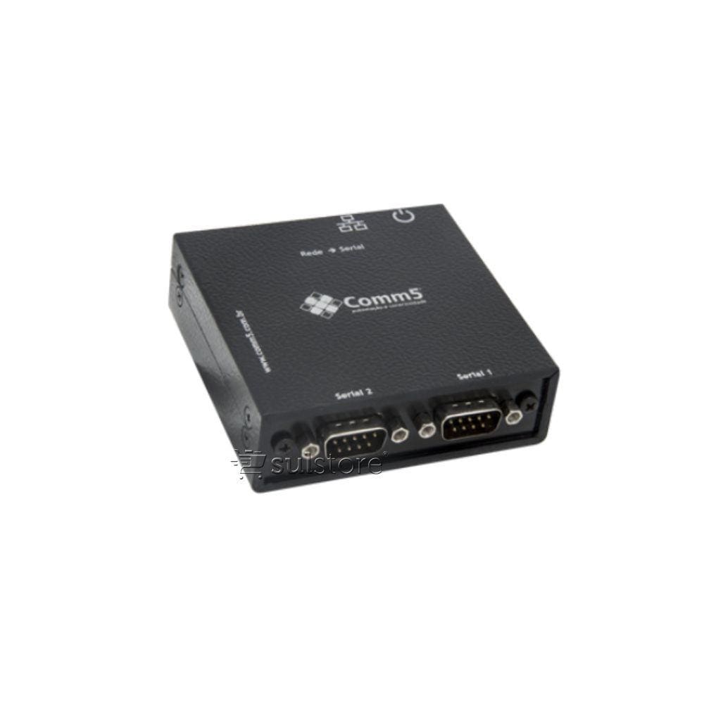 Conversor de rede para 2 saídas seriais RS232 Comm5 2S-TCP-2