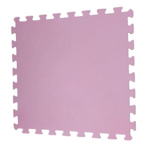 Tatame Tapete EVA Com Borda 50 X 50 X 3cm Rosa Prisma