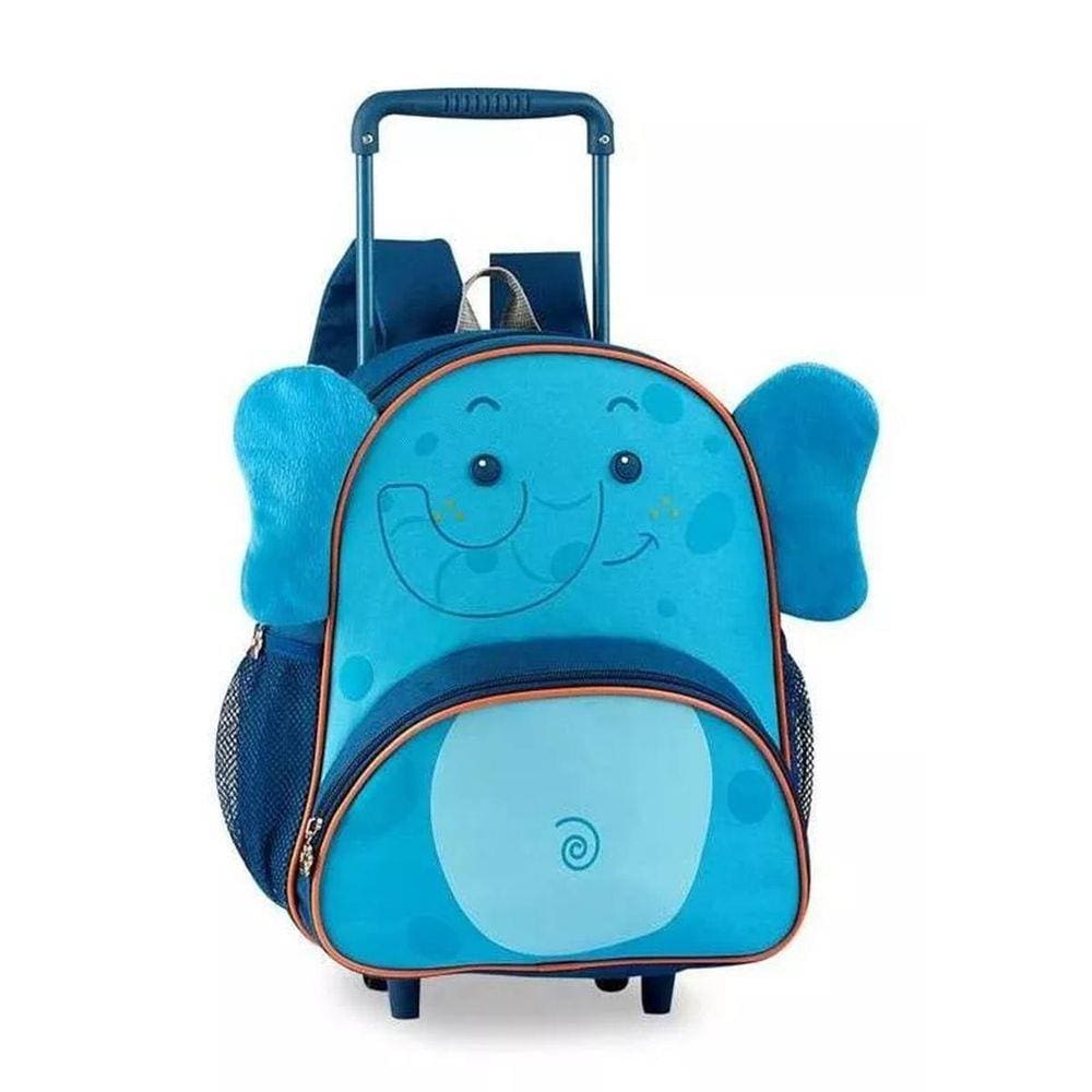 Mochila Infantil Rodinhas Zoo Clio Pets Elefante
