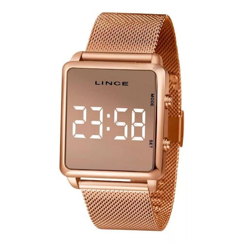 imagem-Relógio Lince Mdr4619L Bxrx Rosé Digital
