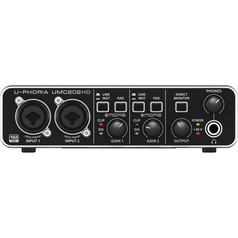Interface de Audio USB Behringer U-Phoria UMC202HD