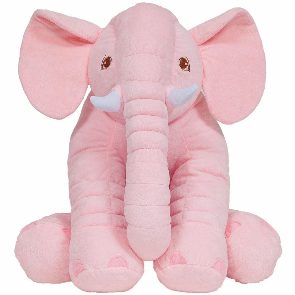 Almofada Elefante Gigante Rosa Buba