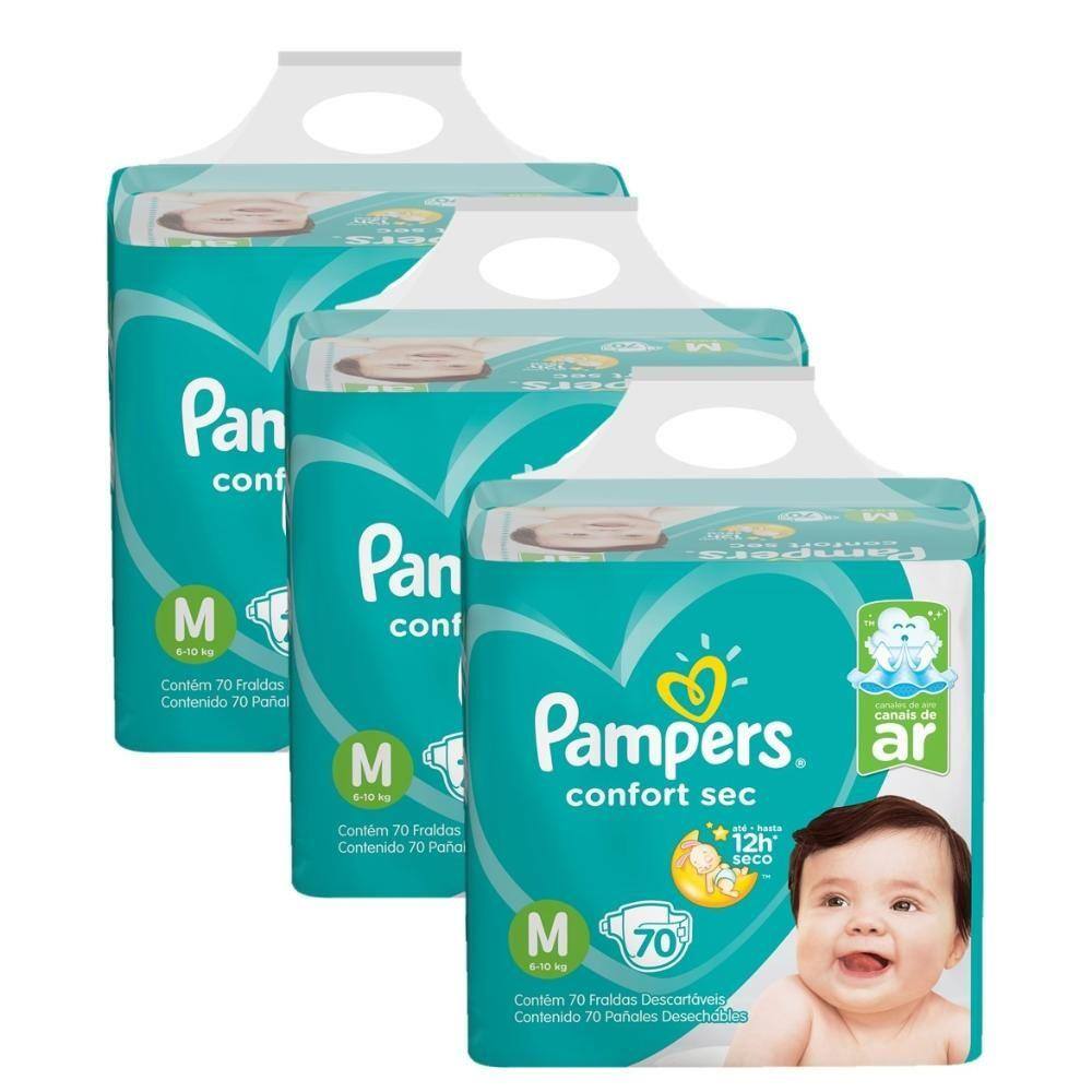 Kit pampers confort sec m | Pontofrio