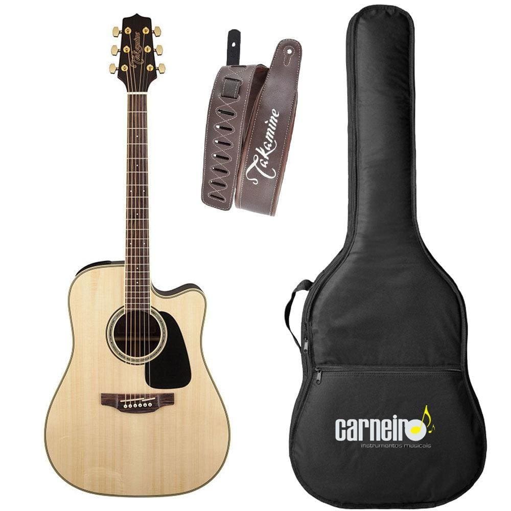 Violão Folk Takamine Gd51ce Tampo Sólido + Capa Luxo Correia