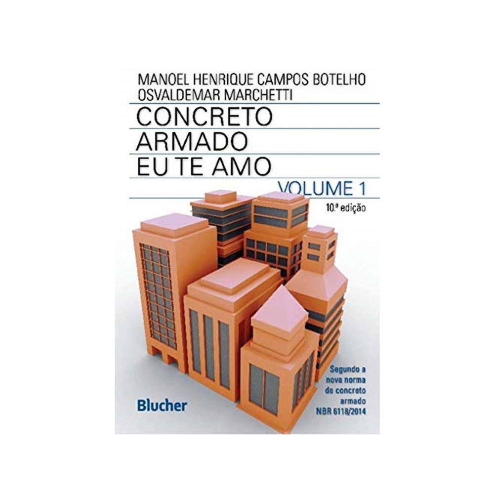 Livro Concreto Armado Eu Te Amo Eeb Edgard Blucher | Ponto