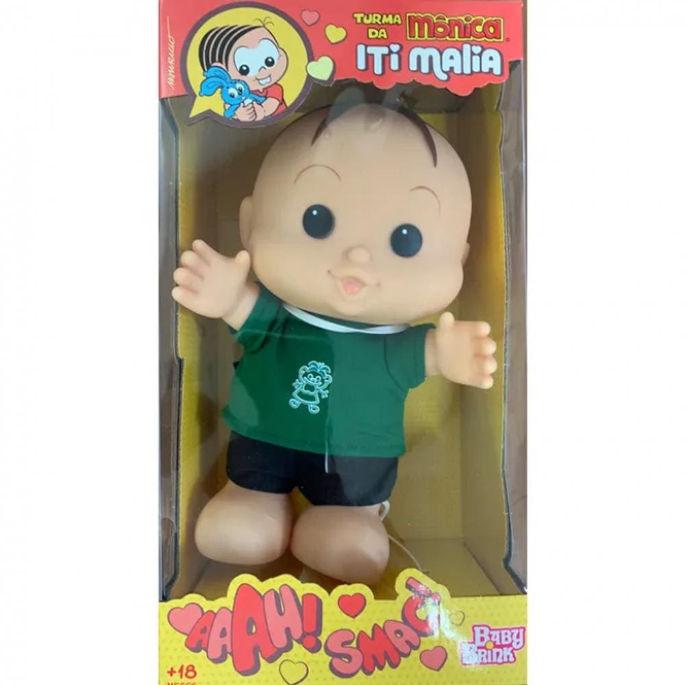 Boneco Cebolinha Iti Malia Turma da Mônica - BabyBrink 1021