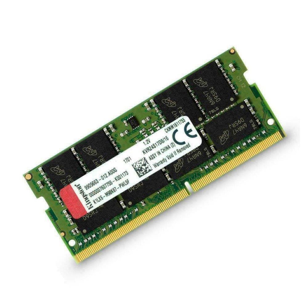Memória SODIMM 16GB DDR4 2666MHz Kingston - para Notebook - 1.2V - KVR26S19D8/16