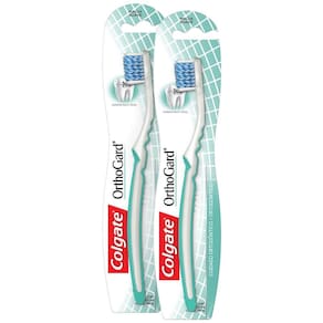 Kit C/ 2 Escovas Dental Colgate OrthoGard Cabeça Ultra Compacta