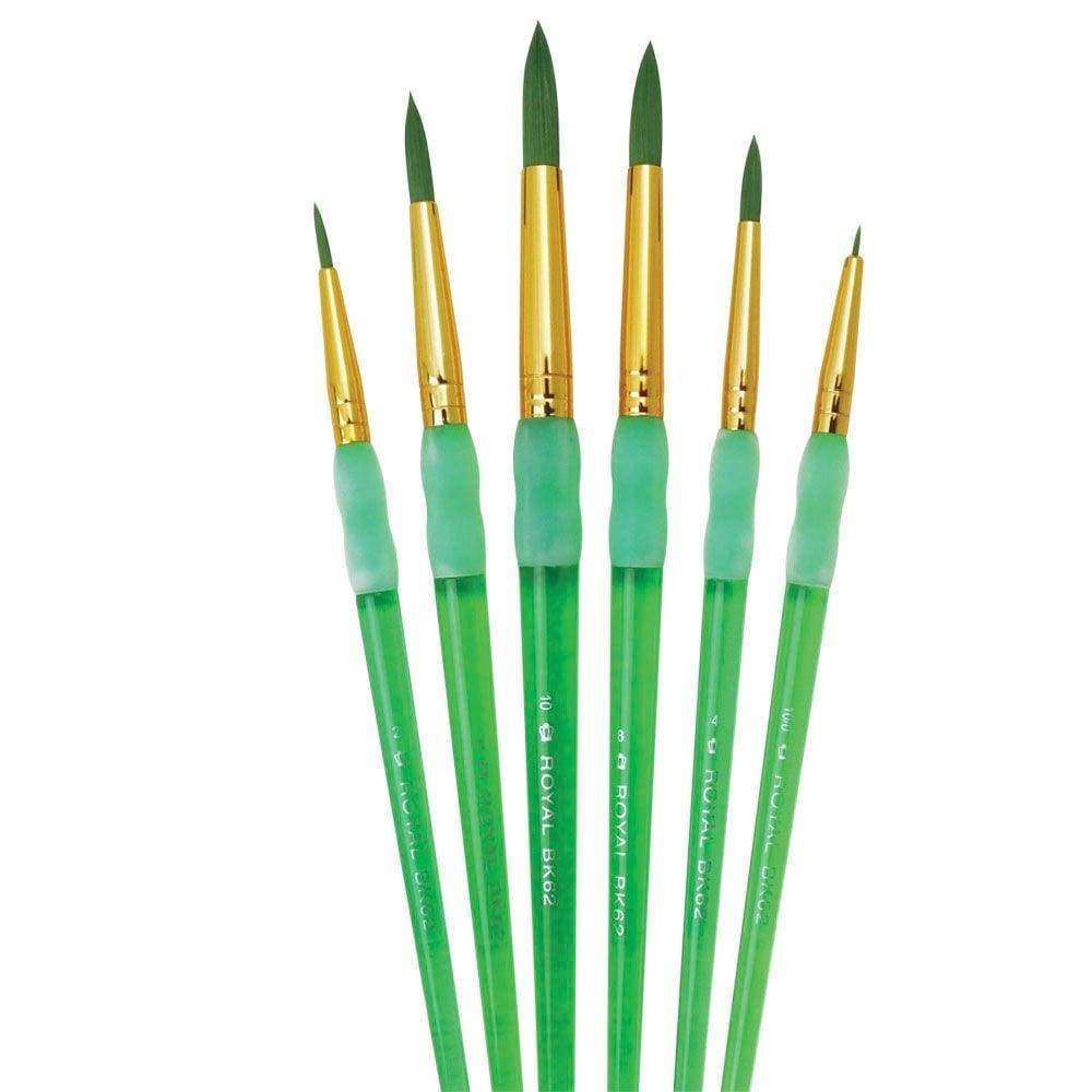 Kit Big Kids Round com 06 pincéis BK606 Royal & Langnickel