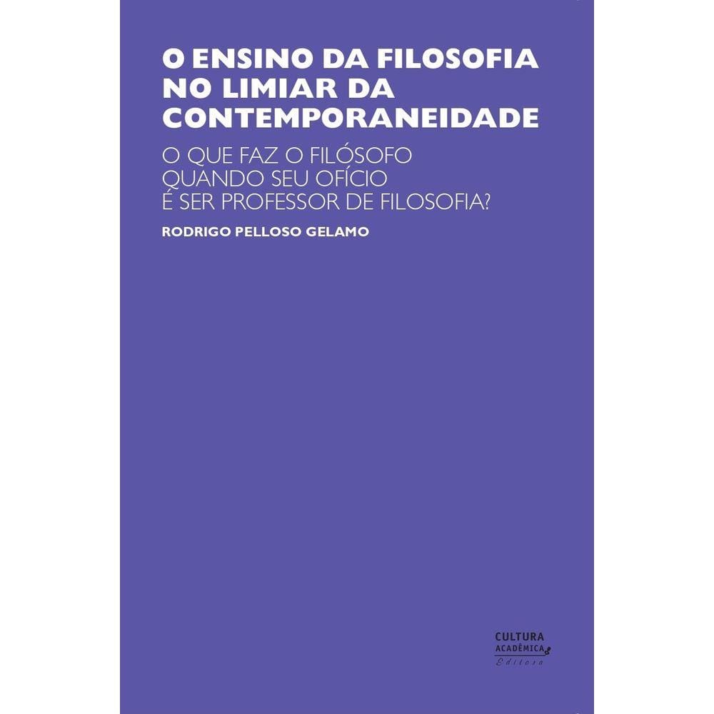 O ensino da filosofia no limiar da contemporaneidade