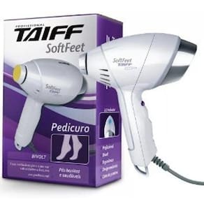 Kit Pedicuro Soft Feet Taiff 60W - Bivolt + Refil De Lixa - 10 Und