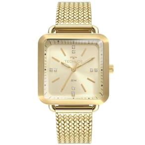 Relógio Feminino Technos Fashion Style 2036MME/4X 34mm Aço Dourado