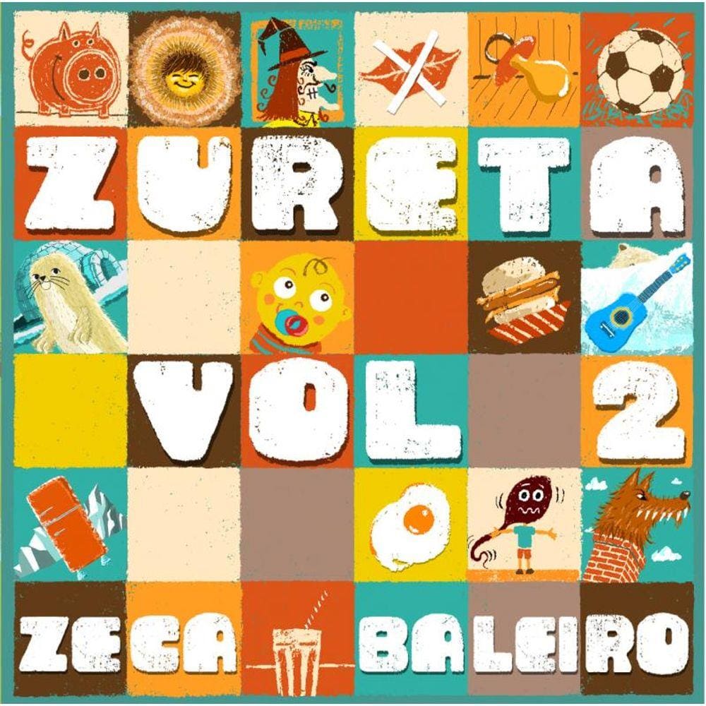 Cd Zeca Baleiro - Zureta Vol.2