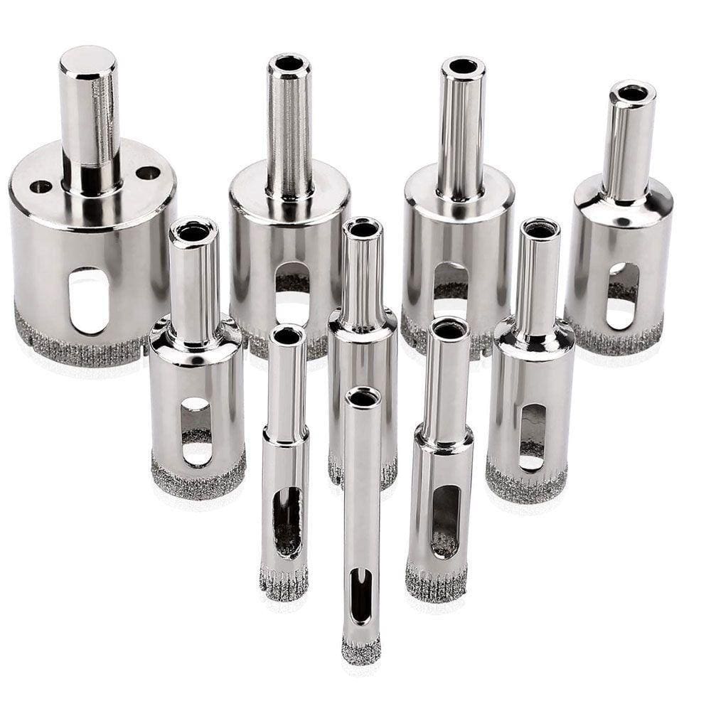 Kit 10 Brocas Diamantadas 6-50mm Cerâm/Granito Lorben GT847