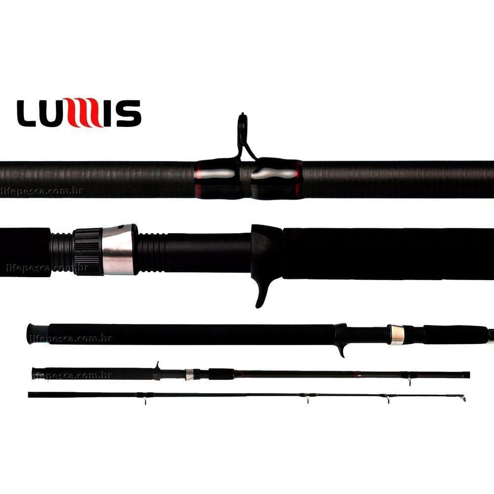 Vara De Pesca Carretilha Falcon 2,10m 15-30lb 2 Partes Lumis