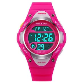 Relógio Infantil Skmei Esportivo Prova D´Água 1077 Rosa Nf