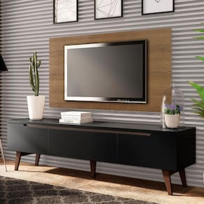 Rack Madesa Reims e Painel para TV até 55 Polegadas 2 Portas e 1 Gaveta