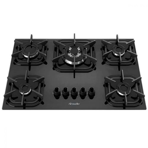 imagem-Cooktop Mueller 5 Bocas Tripla Chama Bivolt