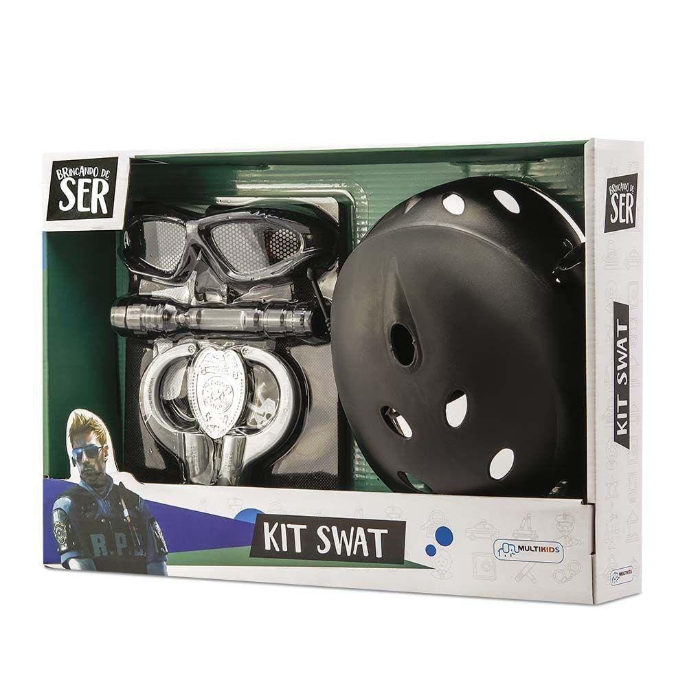 Brincando de Ser Kit Swat com Acessórios Indicado para +3 Anos Multikids BR966