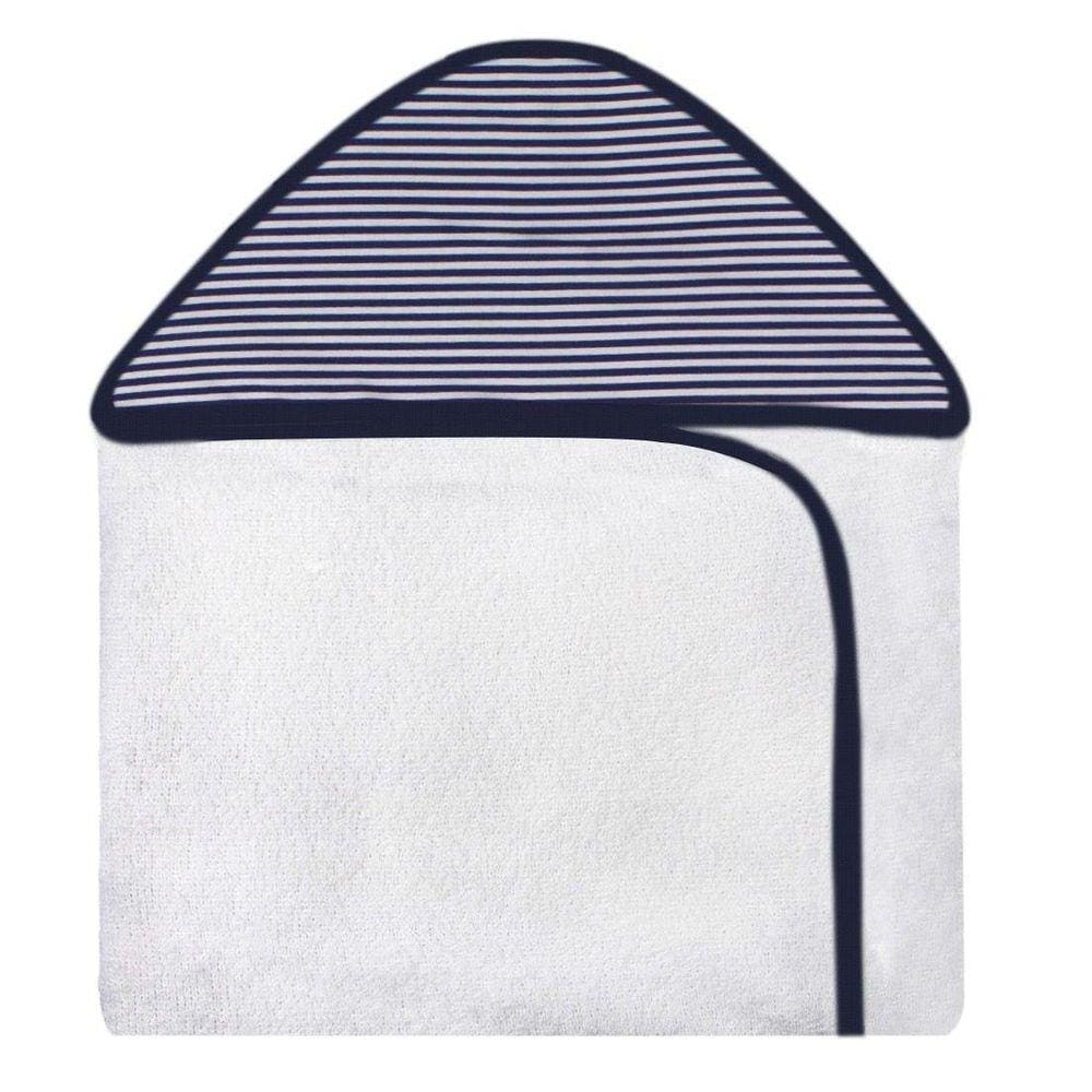 Toalha Com Capuz Estampada - Náutico