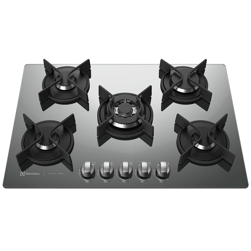 Cooktop 5 bocas electrolux home pro cor inox a gas gf90x bivolt video