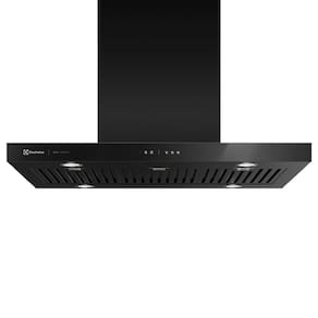Coifa de Ilha Electrolux 90cm Preta Pro Series com Painel Touch e Filtro Baffle (90CIV)