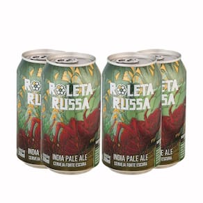 Pack 4 cervejas Roleta Russa IPA 350ml lata