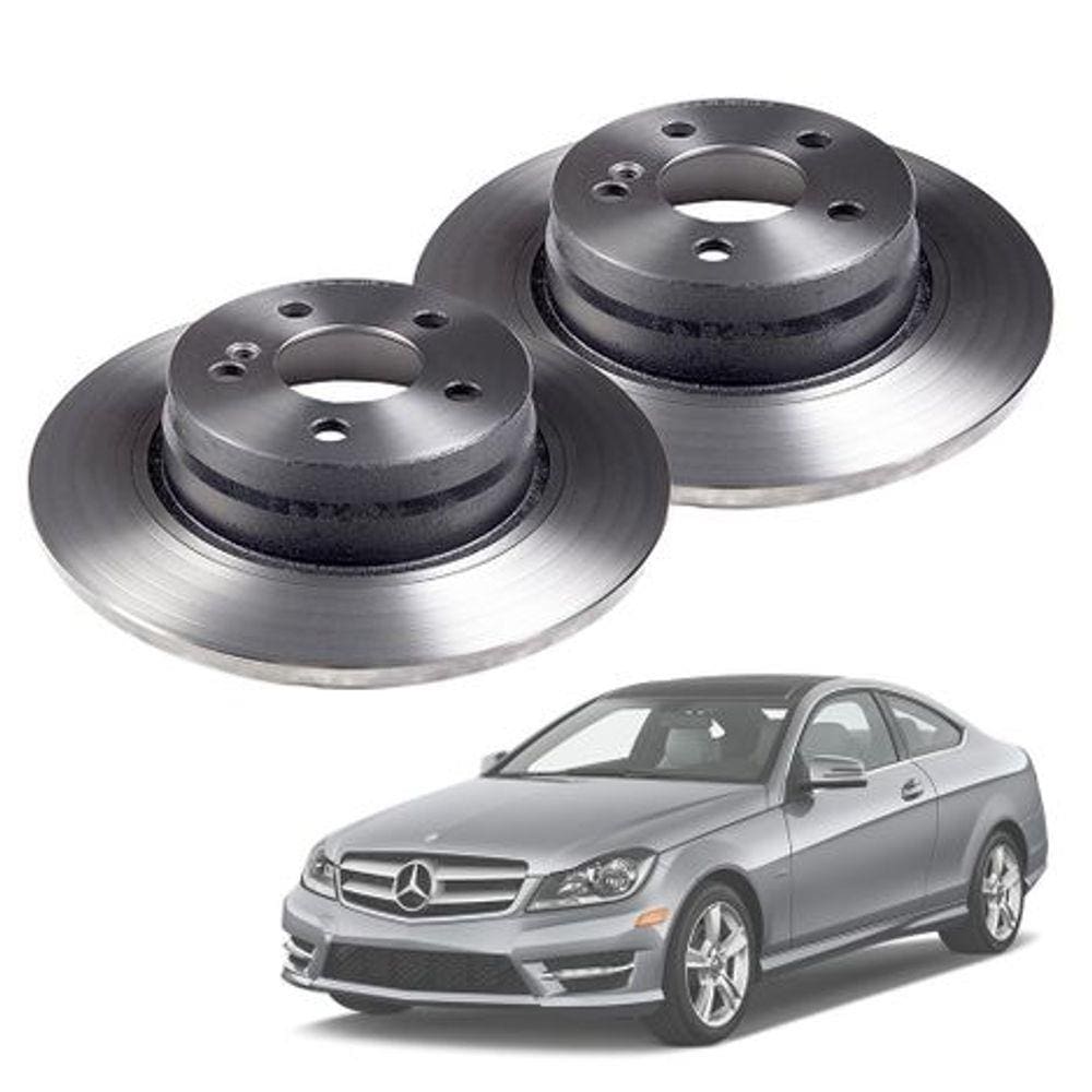 Par Disco Traseiro Fremax Mercedes-Benz C 180 2008-2014