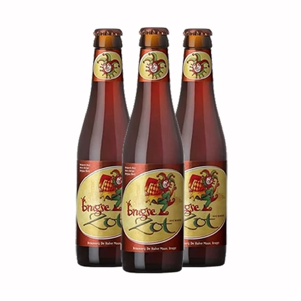 Pack 3 Cervejas Belga Brugse Zot Dubbel 330ml