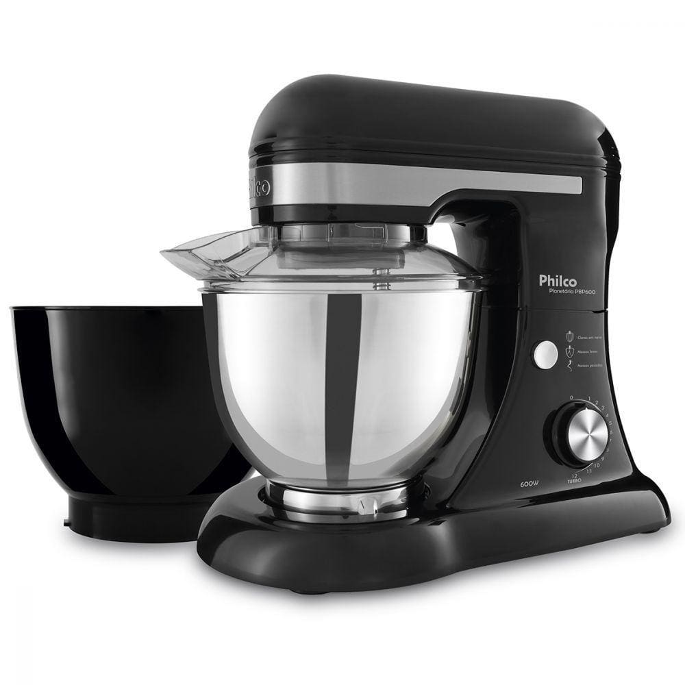 Batedeira Planetária PBP600P Turbo Inox Double Bowl 600w Philco 127v