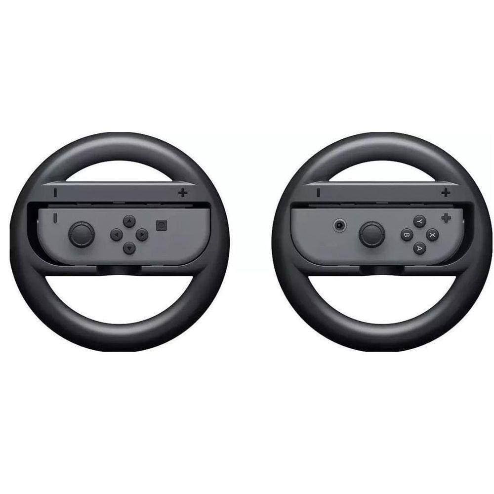 Par Volante Nintendo Switch Controle Joy-Coin Grip Preto