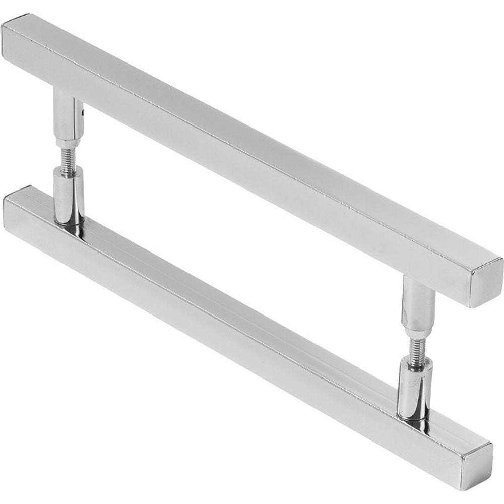 Puxador Quadrado Para Porta Polido Ou Escovado - 60cm