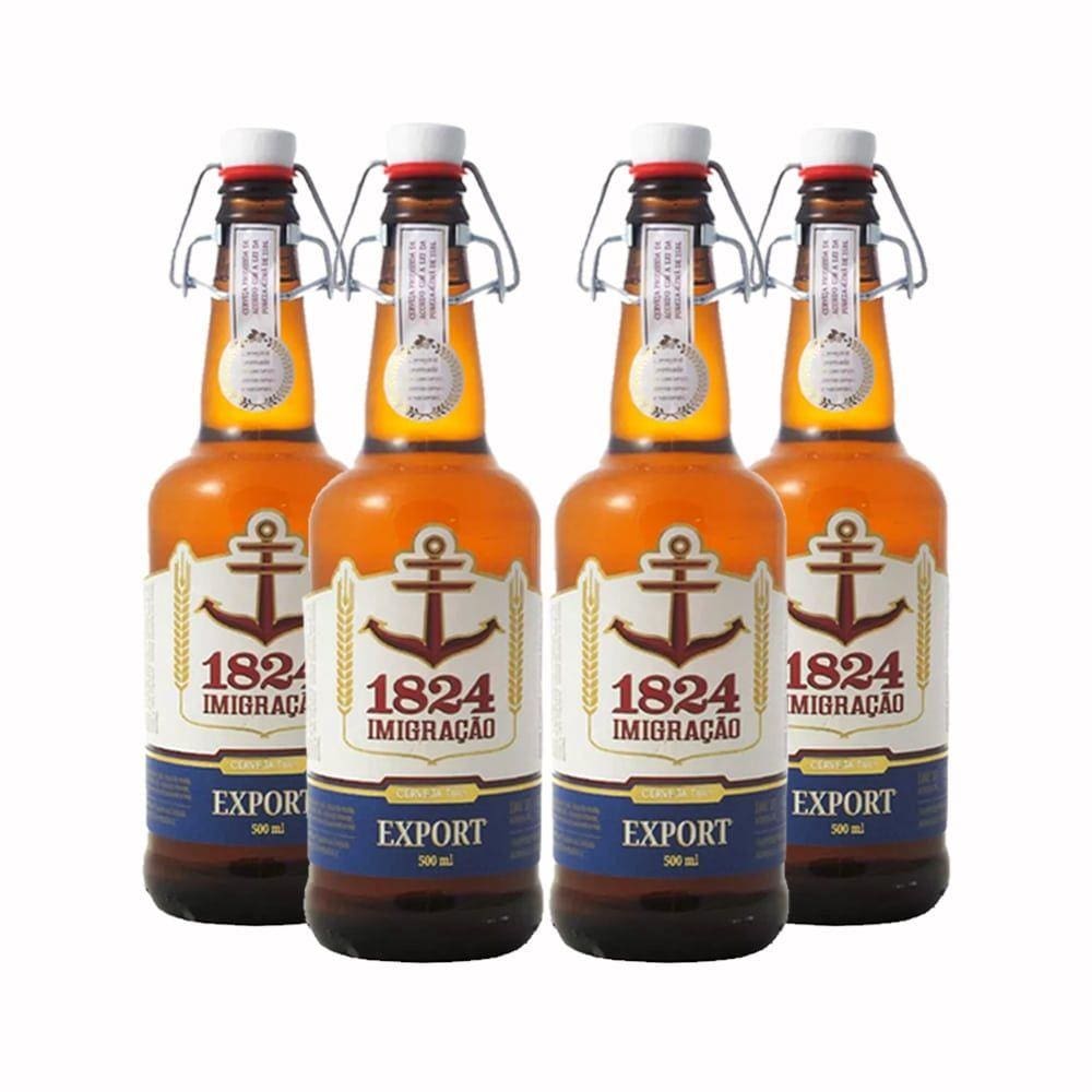 Pack 4 Cervejas Imigração Export 500ml