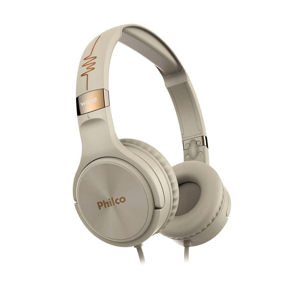 Headphone Philco PFO02G Multifunções Bege